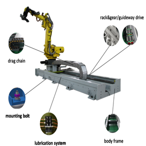 Fanuc M-10iD/8L 6轴工业机器人码垛机器人精确快速处理，带4-10米Fanuc机器人直线导轨 - Product Image 5