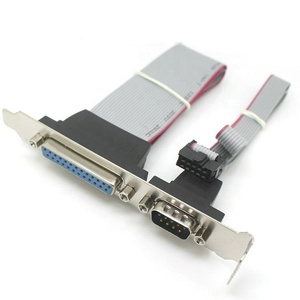 30厘米串行并行组合输入端口DB9M DB25F面板安装电缆 - Product Image 2