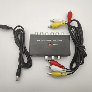 Conmutador de vídeo de matriz AV inteligente, RCA, conectores maestro, esclavo, vídeos, canales izquierdo y derecho, conmutador de Audio para conferencia en casa, KTV - Product Image 2