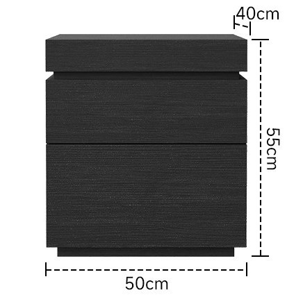 Hidden-compartment style-black oak grain