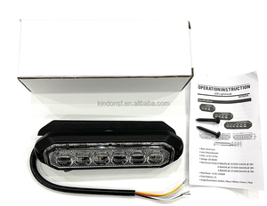 Çift renk ECE R10 ECE R65 sınıf 2 acil durum Led ışığı beyaz Amber mavi kırmızı LED çakarlı lamba Dim fonksiyonu SA7025A-6 - Product Image 4
