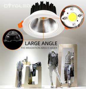 COYOLED LED天井灯スポットCOBラウンド天井引込めダウンライトLEDスポットライトスポットLEDライト5W LED COBダウンライト - Product Image 5