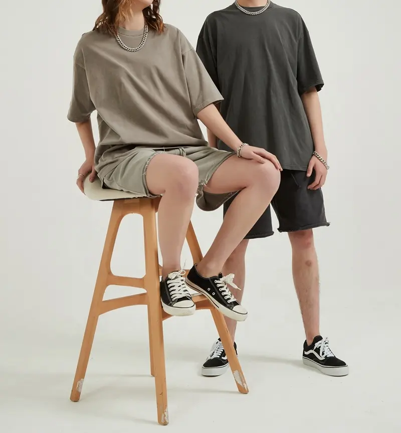 Индивидуальный Женский комплект из футболки и шортов, мужской летний комплект из футболки и шортов для мужчин