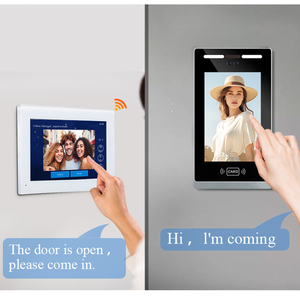 Intercomunicador de puerta Video Doorphone para apartamento múltiple Sistema de intercomunicación de Red de Monitor interior de 7 pulgadas