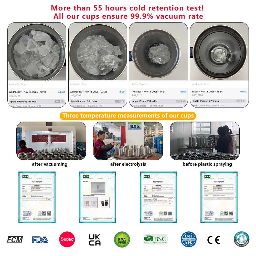 acero inoxidable 304 de doble capa