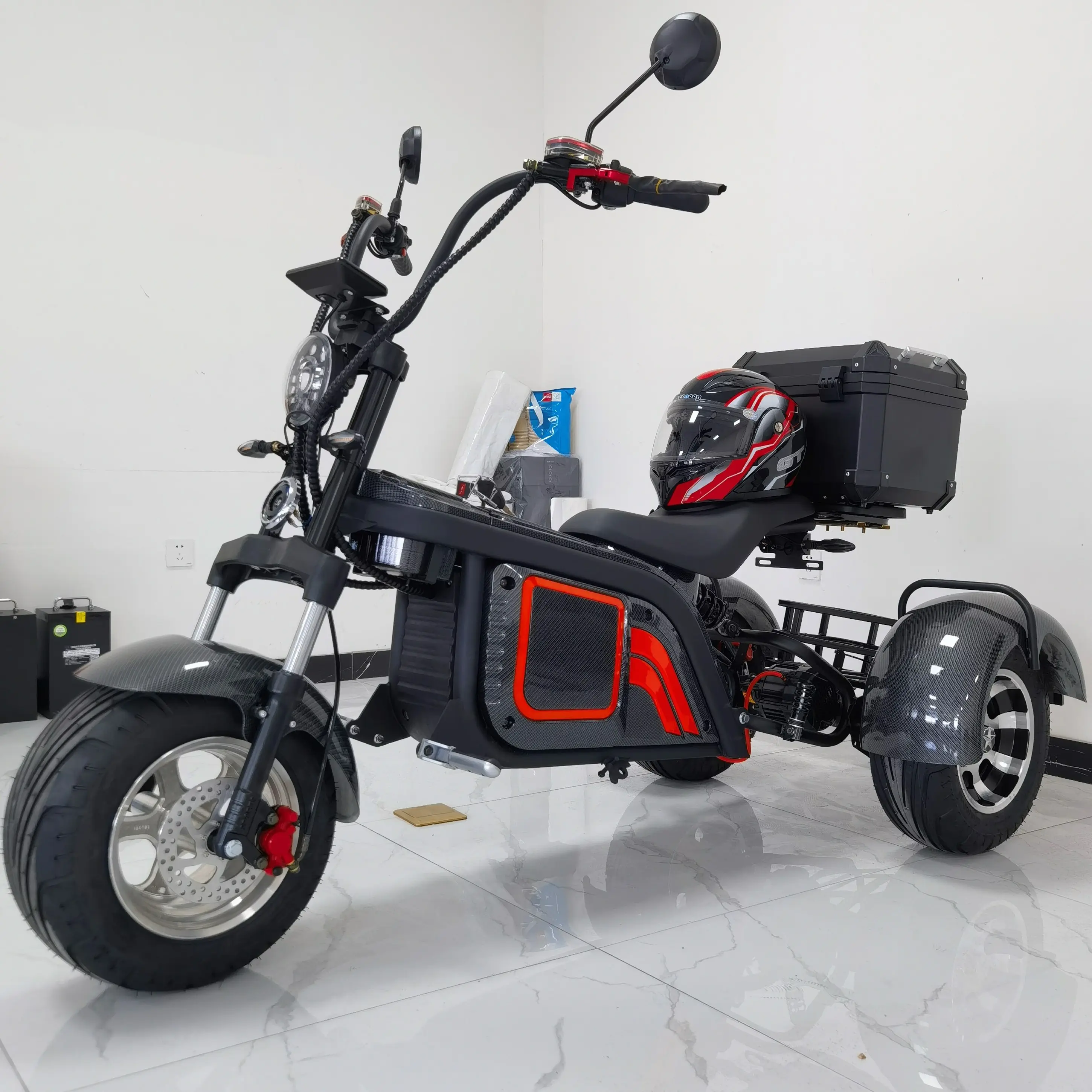 Для взрослых Электрический трехколесный самокат c площадкой для Zappy 3-х колесный Электрический скутер