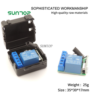 Trasmettitore 433 Mhz telecomandi con telecomando Wireless DC 12V 1CH modulo ricevitore relè