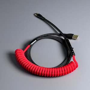 La più recente tastiera meccanica cavo a spirale cavo USB tipo C cavo per Computer connettore per aviazione tastiera meccanica cavo aviatore - Product Image 5