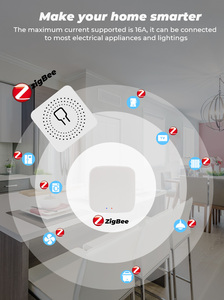 Tuya <strong>ZigBee</strong> 3.0 Smart Switch Light 16A Mini <strong>Automation</strong> Module DIY Breaker Supports 2 Way Control for Alexa, Google <strong>Home</strong> - Product Image 3
