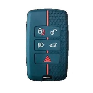 เคสกุญแจซิลิโคน5ปุ่มสำหรับ Land Rover Range Rover Vogue Discovery Jaguar F PACE Type XJ - Product Image 5