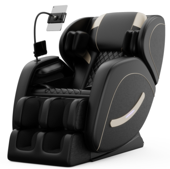 Black + PU Leather