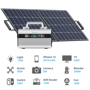 Factory Price Wholesale Portable 110V-1000W Power Station Solar Car Tram Generator <strong>Computer</strong> Motor Saw Remote <strong>Use</strong> MPPT <strong>Controller</strong> - Product Image 3