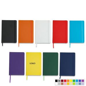 2024 nuevos productos A5 con correa elástica Pu diario cuaderno impreso marca Logo diario Bloc cuaderno de notas de cuero PU