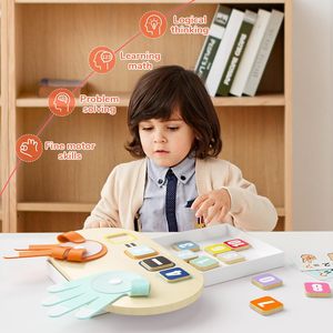 Finger <strong>Counting</strong> Math Toys,Teaching Early Education for Kid Age 3+, Montessori Toy for Toddler-Educational Learning Number Toy - Product Image 4