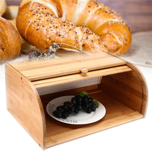 Yuvarlak emaye kutusu Modern büyük Retro çift katmanlı dekoratif kutuları özelleştirilebilir bakır renk küçük bambu ekmek kutusu - Product Image 5