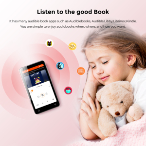 เครื่องเล่น MP3ระบบดิจิทัลพร้อม Wi-Fi Spotify audiobooks วิทยุ FM เสียงความละเอียดสูง Walkman ที่ดาวน์โหลดได้-รองรับรูปแบบ FLAC และ APE - Product Image 3