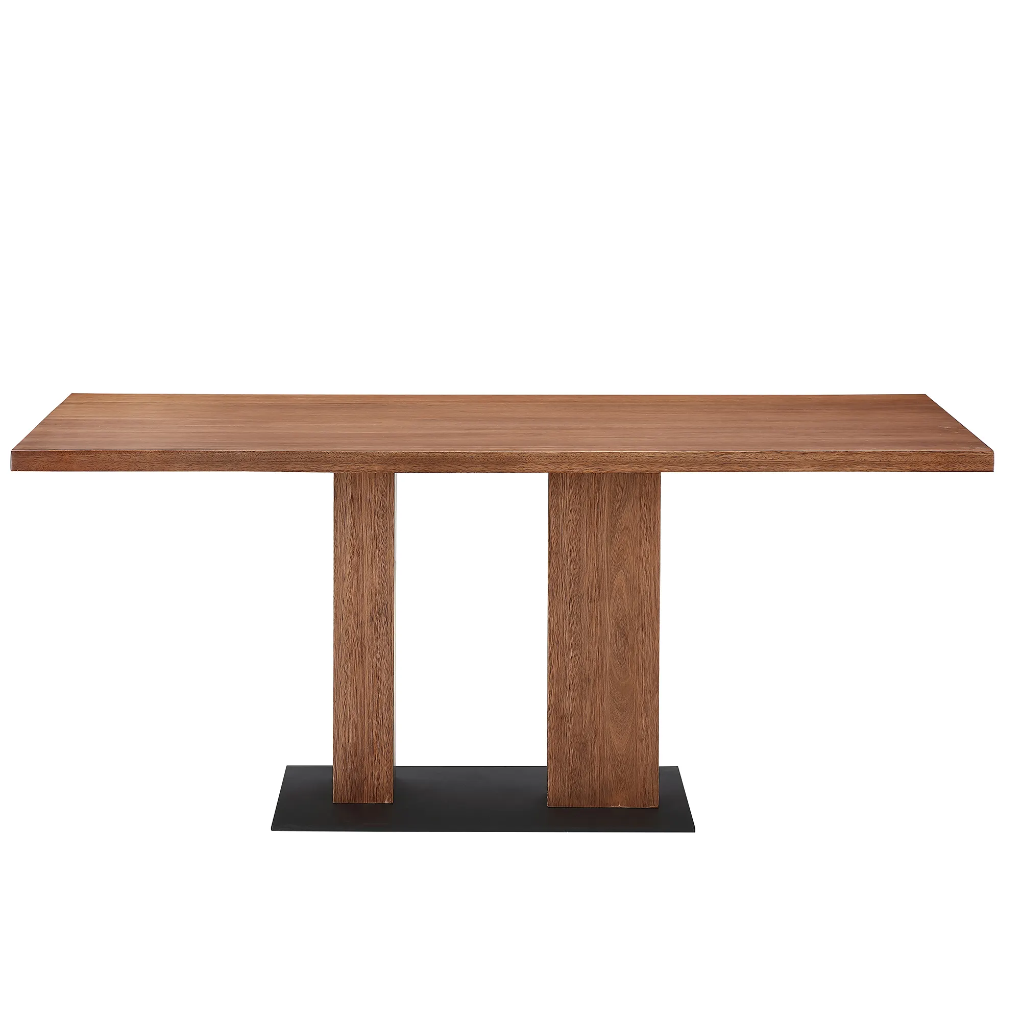 Tavolo da pranzo rettangolare in legno di palissandro in legno massello tavolo da cucina per la grande casa e ristoranti di lusso lastra di legno tavolo