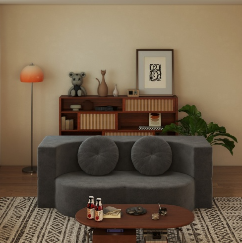 Gris antique + mousse