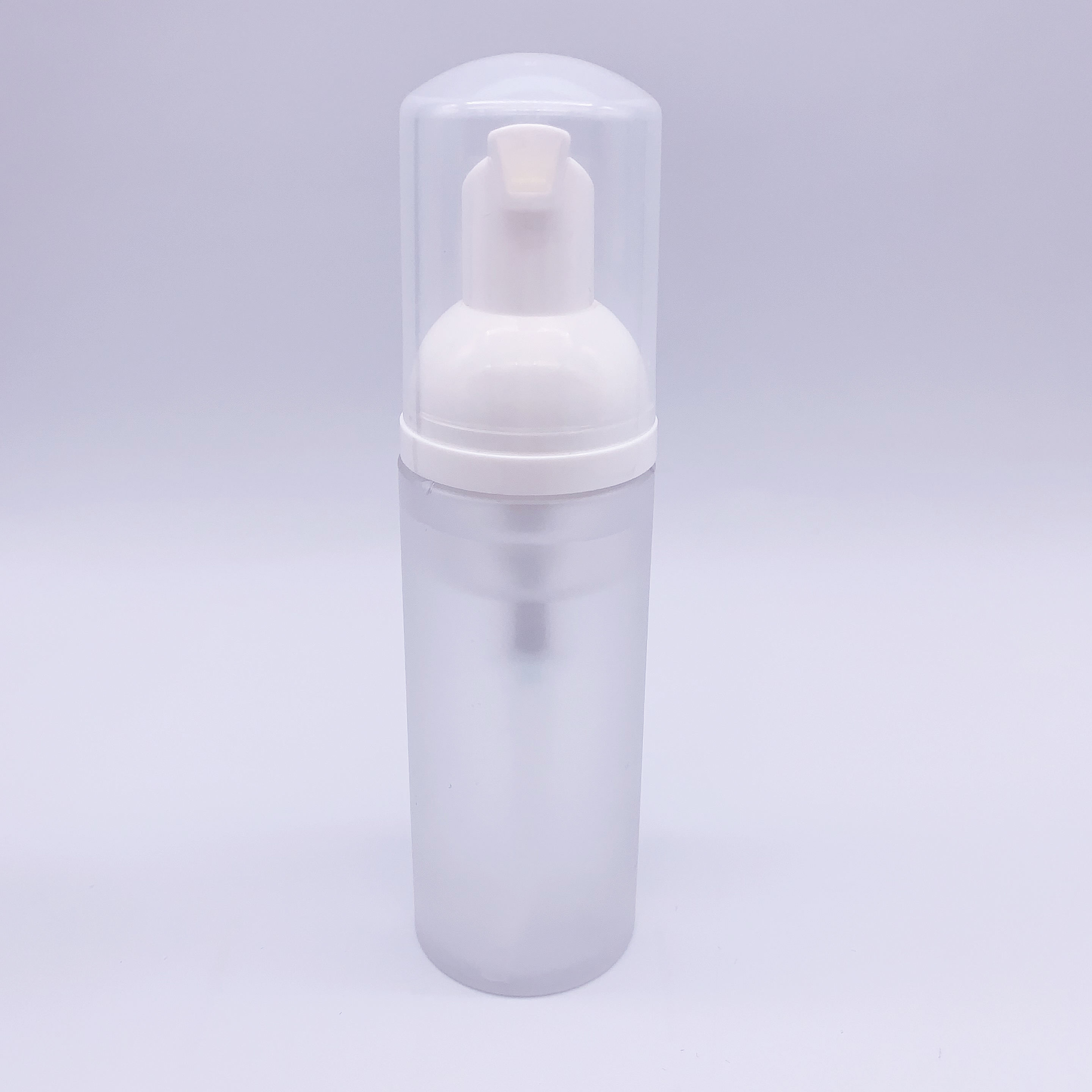 Bouteille transparente givrée