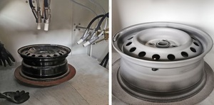 Fully Automatic Sandblasting Cabinet Rotary Table Wheel <strong>Blasting</strong> Machine - Product Image 6