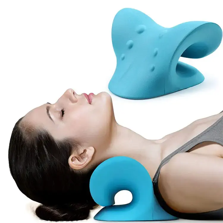 Prodotti più venduti 2023 chiropratica spalla e collo Relaxer cuscino cuscino poggiatesta dispositivo barella per alleviare il dolore