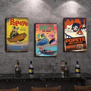 定制金属工艺品复古海报锡标志动漫电影明星卡通主题海报标志酒吧咖啡店装饰