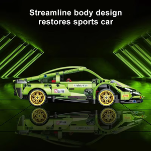 Tùy Chỉnh Trẻ Em Trò Chơi Nhựa Thể Thao Xe Xây Dựng Khối Gạch Bộ Trẻ Em Giáo Dục Đồ Chơi Xe Xây Dựng Khối Xe - Product Image 2