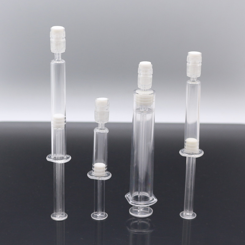 Tube transparent avec caoutchouc blanc
