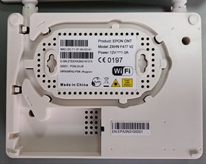 Usato Wifi Modem F477V2 con 2 antenne Epon Onu fibra ottica F477 V2 Firmware inglese apparecchiature in fibra ottica - Product Image 4