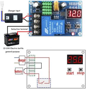Módulo de Control de cargador de batería, módulo controlador de Placa de protección de interruptor de batería de litio de almacenamiento de 6-60V CC, 1 unidad - Product Image 4