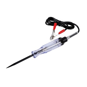 Probador de circuito automotriz de CC, 6V, 12V, 24V, con Led de doble la luz y Color que indica el circuito de voltaje del coche, sonda lógica de gancho resistente - Product Image 5