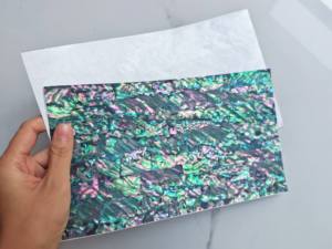 Wholesale Sea Shell Sheet Natural Abalone Shell Sheet <strong>Paua</strong> Paper for Musical Furniture Instruments <strong>Inlay</strong> - Product Image 3
