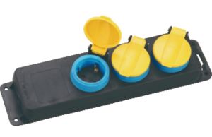 Toma de corriente de extensión de enchufe múltiple IP44 16A personalizable a la venta fácil de usar con soportes a prueba de agua - Product Image 5