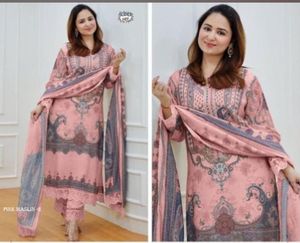 Zarif çapraz Muslin ipek tasarımcı <span class=keywords><strong>Kurti</strong></span> <span class=keywords><strong>Set</strong></span> şenlikli aşınma-hint ve pakistan tarzı sevk hazır - Product Image 3
