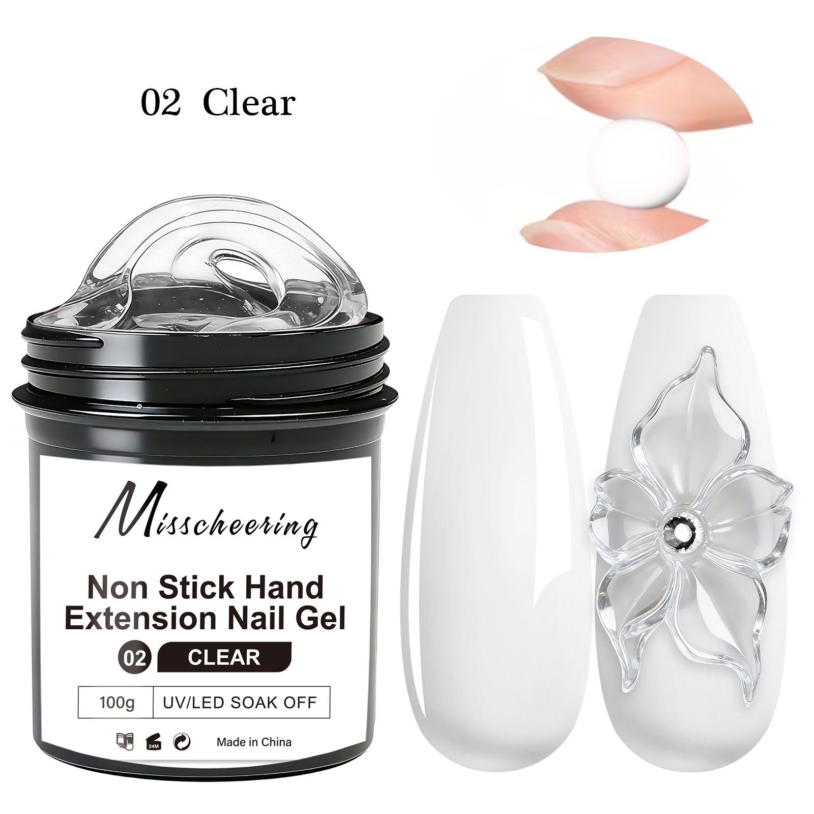 100g de gel d'extension de main antiadhésif 02
