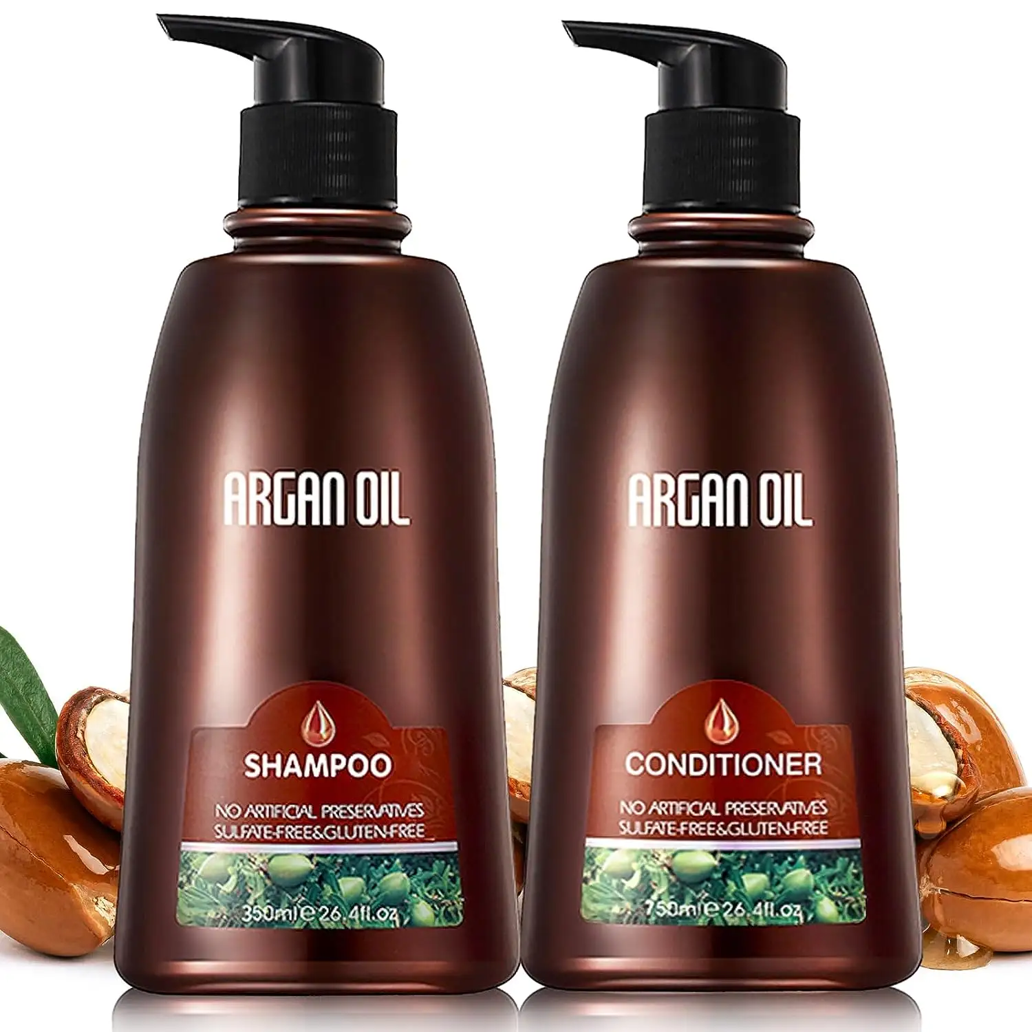 OEM ODM Argan Oil Hotel Shampoo Anti-Frizz Oil Control Cor Proteção Cabelo Seco Shampoo