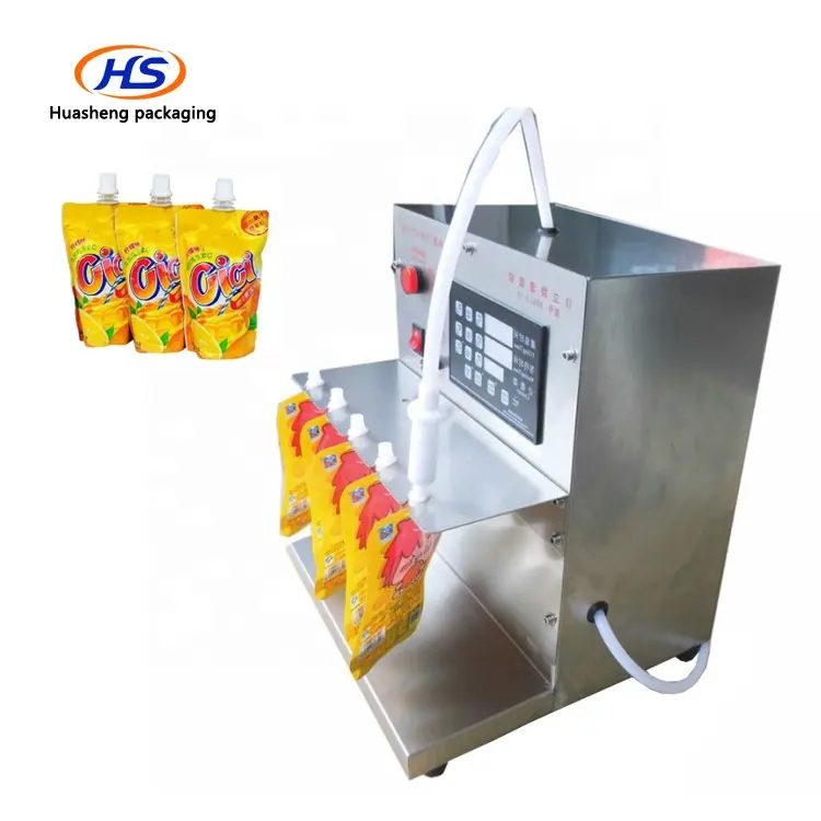 Líquido control manual máquina de llenado de líquido de lavado/detergente de lavandería máquina para llenado de doypack
