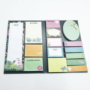 Bloc de notas adhesivo Bloc de notas Oficina Escuela Papelería Pegatinas adhesivas Publicado Bloc de notas adhesivo personalizado para planificador - Product Image 1
