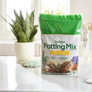 Biyobozunur toprak ambalaj poşetleri saksı Mix pirinç yem tarım kullanımı için özel baskılı düz alt LDPE plastik torbalar - Product Image 4