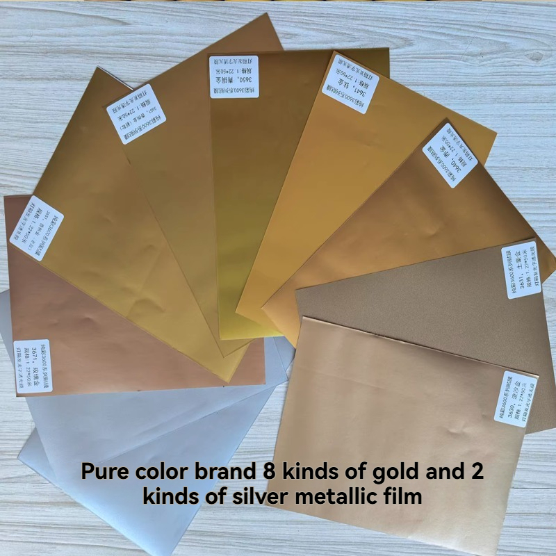 8 kinds of Pure Color gold sample price at 4.3