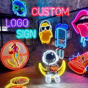 2025 nuova consegna veloce Custom LED segno al Neon Logo colorato acrilico Dropshipping per auto azienda pubblicità Stand di installazione