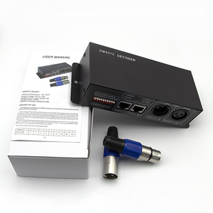 Grace 8A 4チャンネルディップDMX512デコーダーワイヤレスコントロール付き12V照明制御およびDMXコントローラ用 - Product Image 3