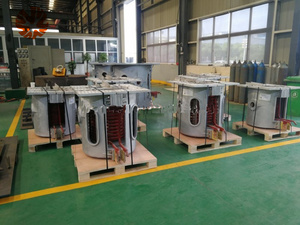 HONGTENG MARCA 500kg 1000kg 15Ton horno de fusión de fundición por inducción industrial para máquina de fundición de hierro de acero