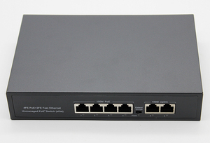 POE anahtarı 6 Port 100Mbps Ethernet akıllı anahtar IP kamera için 4 PoE + 2 UpLink - Product Image 4
