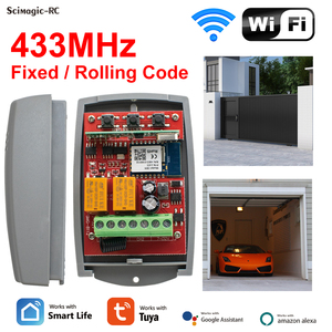 Telecomando Wireless universale TUYA WiFi Smart Switch per 433Mhz 7-32V 85-250V codice di rotolamento fisso ricevitore telecomando - Product Image 2