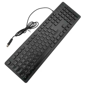 Cina fabbrica cablata ufficio ergonomia tastiera del Computer russo/arabo/francese/spagnolo/lingua tedesca