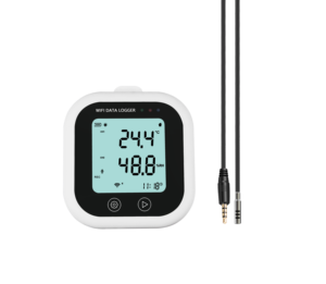 Termohigrómetro con software para PC, sistema de aplicación móvil con sonda externa, registrador de datos de temperatura y humedad, Termohigrómetro con sonda externa - Product Image 3