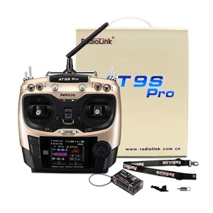 无线电链接AT9S Pro TX 10/12CH遥控无线电控制器遥控发射器，带R9DS RX 2.4G接收器，用于遥控FPV赛车无人机 - Product Image 4