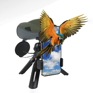 Zoom güçlü HD 10-20X60 FMC kaplama Smartphone adaptörü teleskop monoküler konser kuş yaban hayatı izlerken - Product Image 6