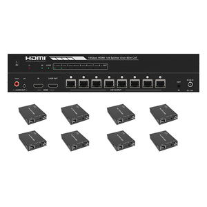 HDMI splitter múltiples monitores 4:4:4 HDCP2.2 4khdmi divisor bypass hdcp 4k60 @ 60 hz M 1x8 hdmi splitter - Product Image 1